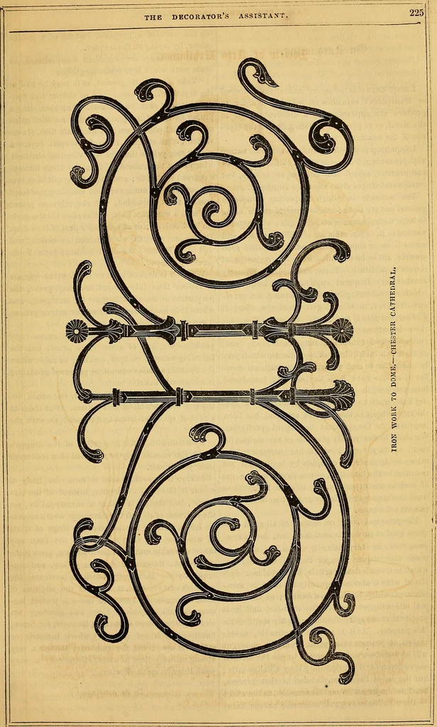 An illustration from The Decorator's assistant, 1847, leaf 594