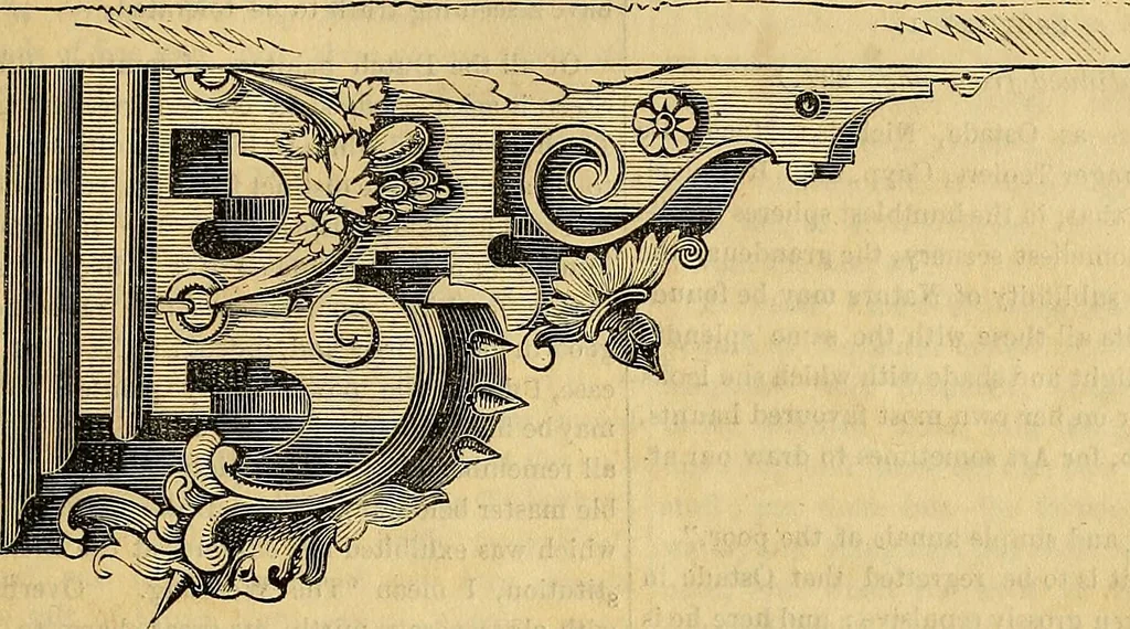 An illustration from The Decorator's assistant, 1847, leaf 618