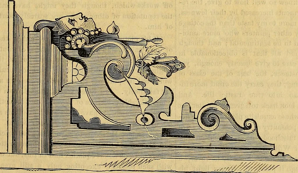 An illustration from The Decorator's assistant, 1847, leaf 618