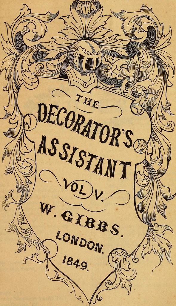 An illustration from The Decorator's assistant, 1847, leaf 630