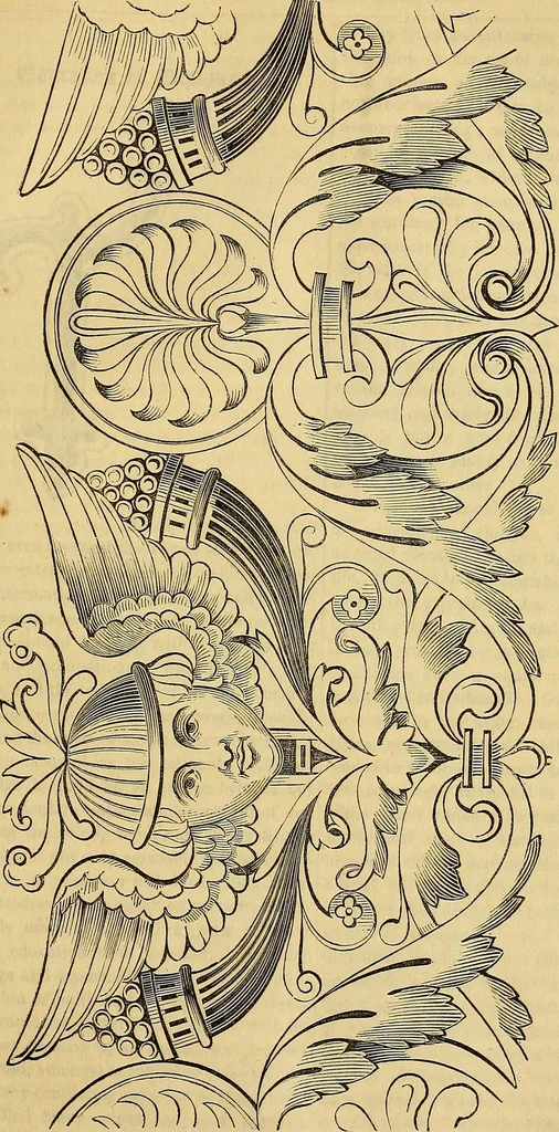 An illustration from The Decorator's assistant, 1847, leaf 662