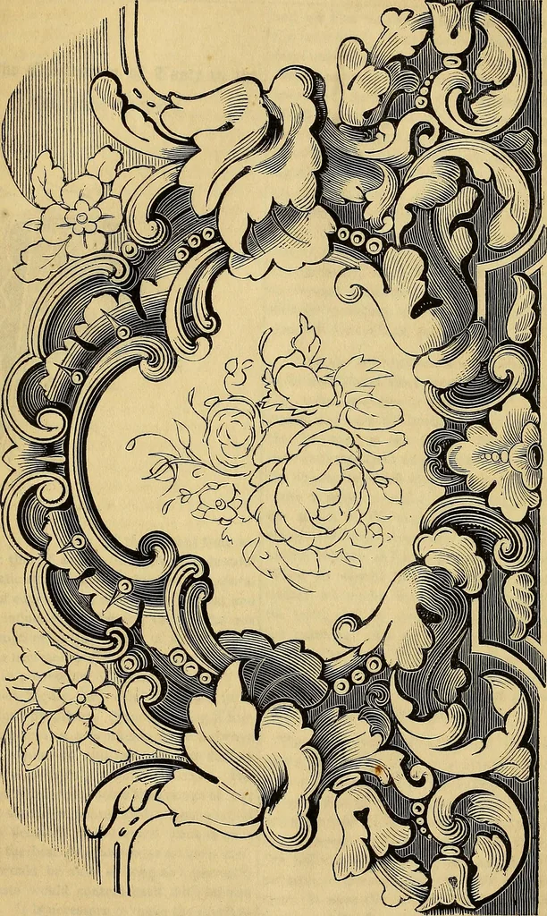 An illustration from The Decorator's assistant, 1847, leaf 674
