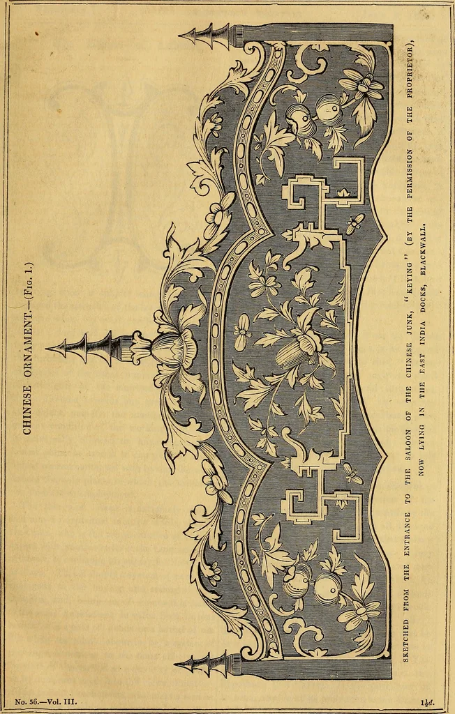 An illustration from The Decorator's assistant, 1847, leaf 70