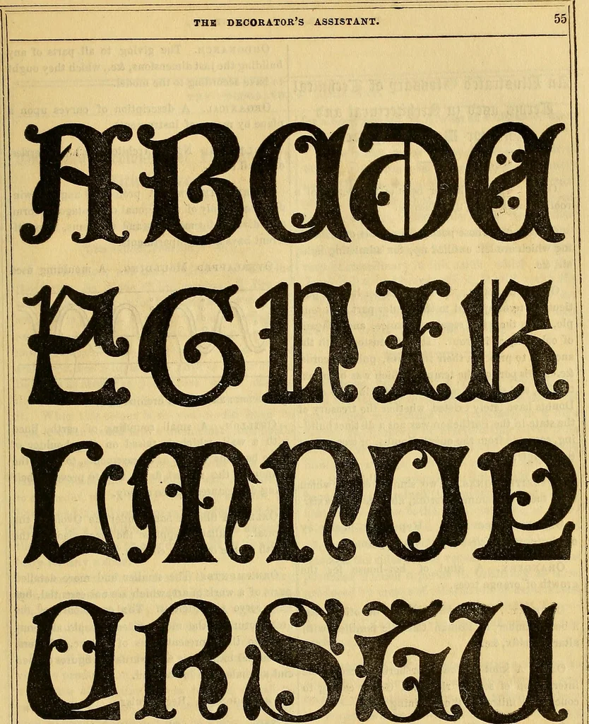 An illustration from The Decorator's assistant, 1847, leaf 704