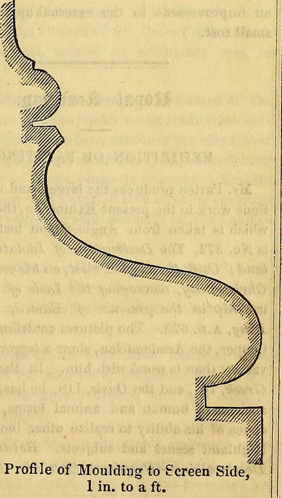 An illustration from The Decorator's assistant, 1847, leaf 716