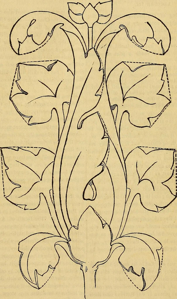 An illustration from The Decorator's assistant, 1847, leaf 752