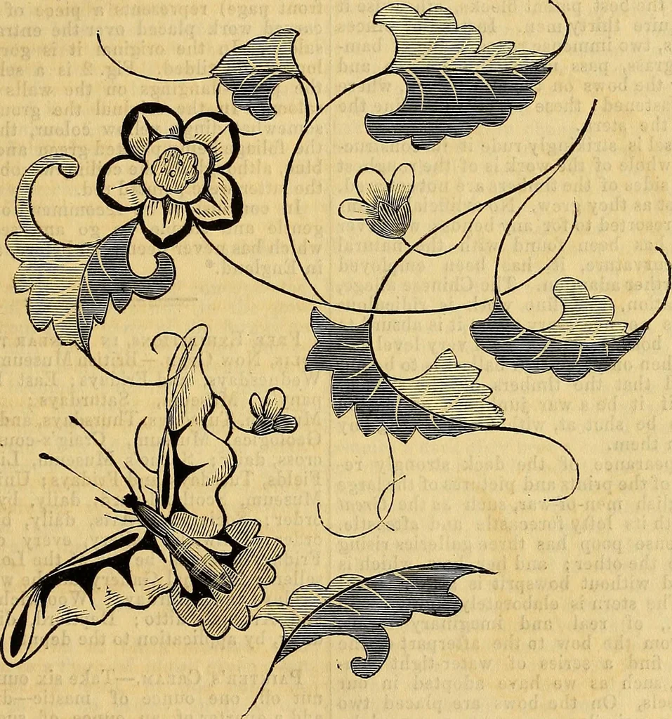 An illustration from The Decorator's assistant, 1847, leaf 76