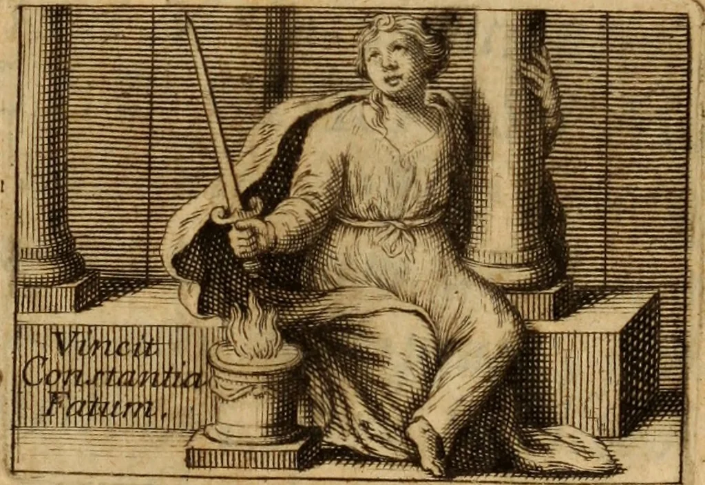 An illustration from De cultu divino ... secunda lege ... liber VIII : ex hebraeo latinum fecit ... Ludovicus de Compiegne de Veli, 1678, leaf 10