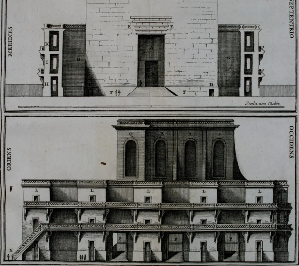An illustration from De cultu divino ... secunda lege ... liber VIII : ex hebraeo latinum fecit ... Ludovicus de Compiegne de Veli, 1678, leaf 68
