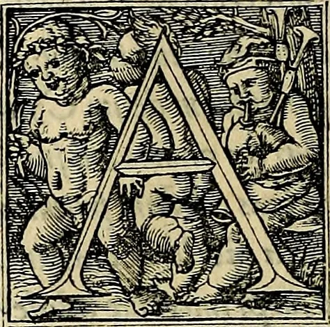 An illustration from De deis gentivm, varia & multiplex historia, in qua simul de eorum imaginib. & cognominib. agitur, vbi plurima etiâ hactenus multis ignota explicantur, & pleraque clarius tractantur, 1548, leaf 311