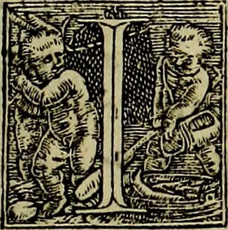 An illustration from De deis gentivm, varia & multiplex historia, in qua simul de eorum imaginib. & cognominib. agitur, vbi plurima etiâ hactenus multis ignota explicantur, & pleraque clarius tractantur, 1548, leaf 414