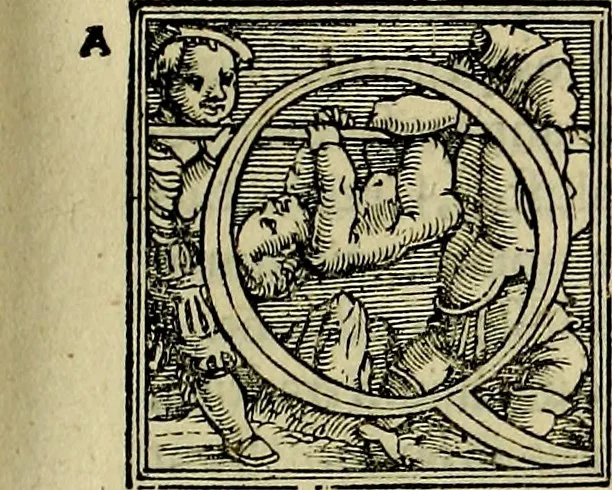 An illustration from De deis gentivm, varia & multiplex historia, in qua simul de eorum imaginib. & cognominib. agitur, vbi plurima etiâ hactenus multis ignota explicantur, & pleraque clarius tractantur, 1548, leaf 656
