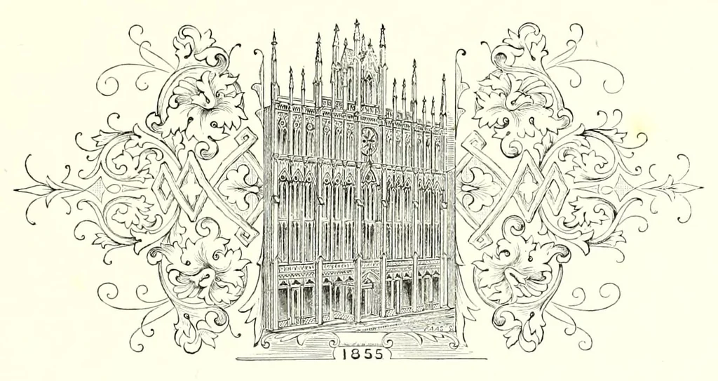 An illustration from Dedication memorial of the new masonic temple, Philadelphia, September 26th, 29th, 30th, 1873, 1875, leaf 31
