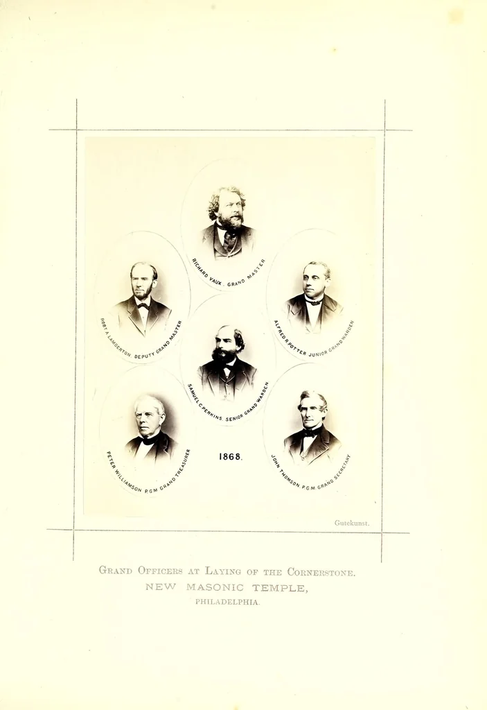 An illustration from Dedication memorial of the new masonic temple, Philadelphia, September 26th, 29th, 30th, 1873, 1875, leaf 81