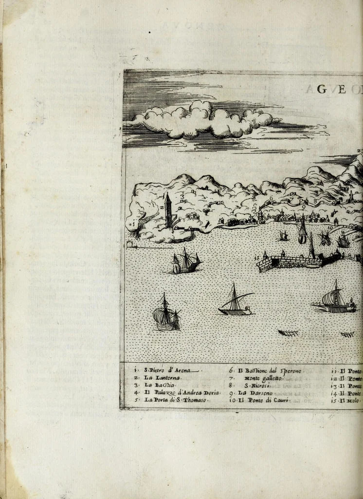 An illustration from De' disegni delle piv illvstri città et fortezza del mondo. la quale ne contiene cinquanta : con vna breve historia delle origini et accidenti loro, secondo l'ordine de' tempi, 1569, leaf 102
