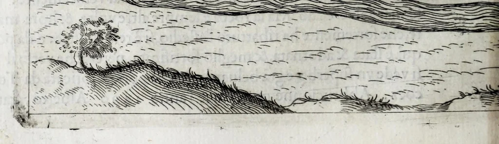 An illustration from De' disegni delle piv illvstri città et fortezza del mondo. la quale ne contiene cinquanta : con vna breve historia delle origini et accidenti loro, secondo l'ordine de' tempi, 1569, leaf 216
