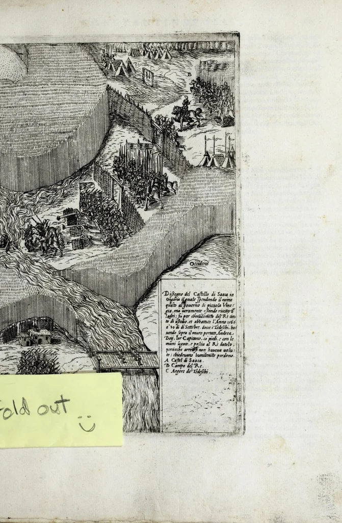 An illustration from De' disegni delle piv illvstri città et fortezza del mondo. la quale ne contiene cinquanta : con vna breve historia delle origini et accidenti loro, secondo l'ordine de' tempi, 1569, leaf 253