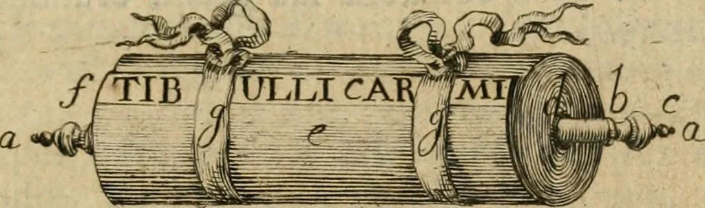 An illustration from De' dittici degli antichi profani, e sacri libri III : coll' appendice d'alcuni necrologj, e calendarj finora non pubblicati, 1753, leaf 52