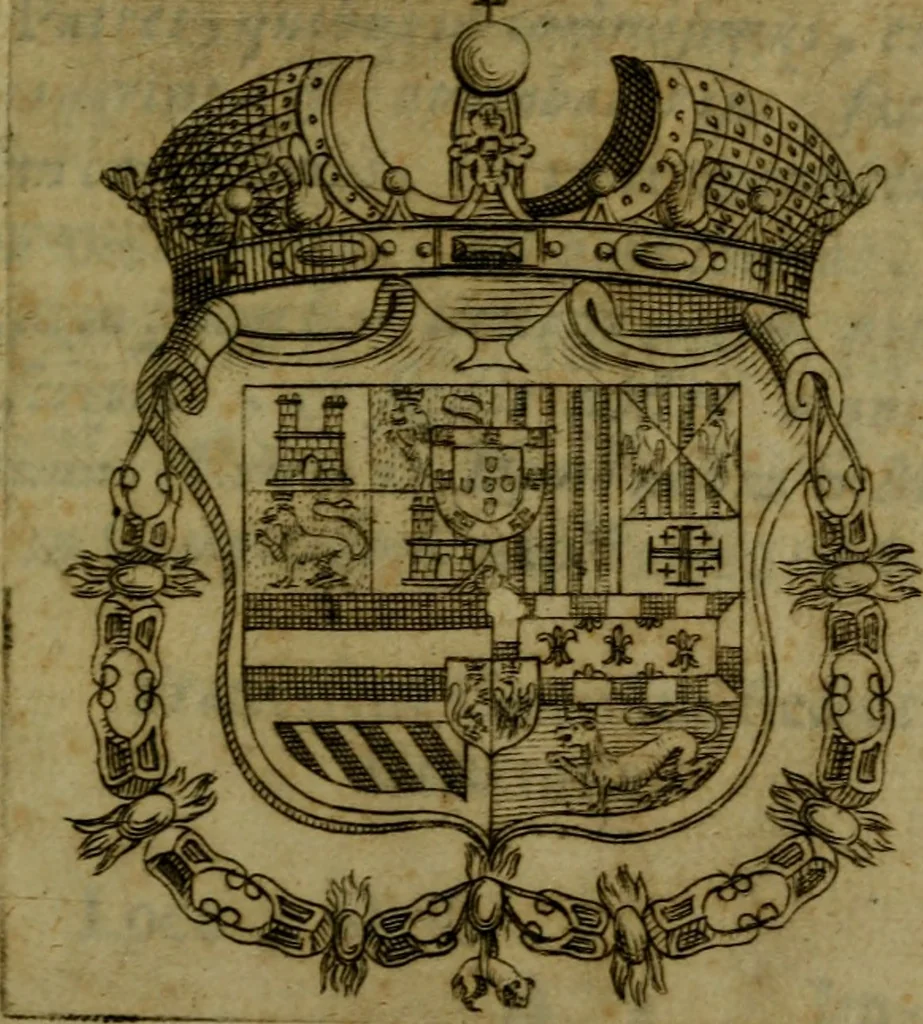 An illustration from De diua virgine Copacauana in Peruano Noui Mundi regno celeberrima liber vnus : quo eius origo & miracula compendio descripta, 1656, leaf 4