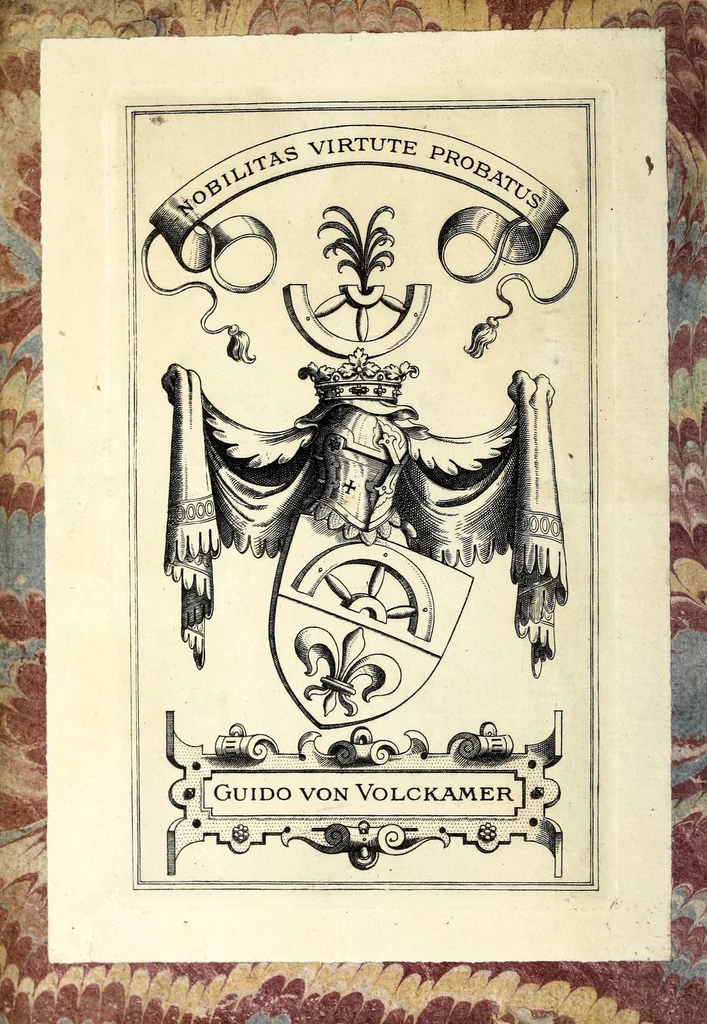 An illustration from De Etruriae regionis : quae prima in orbe Europaeo habitata est, originibus, institutis, religione & moribus, & imprimis de aurei saeculi doctrina et uit a praestantissima quae in diuinationis sacrae usu posita est, 1551, leaf 2