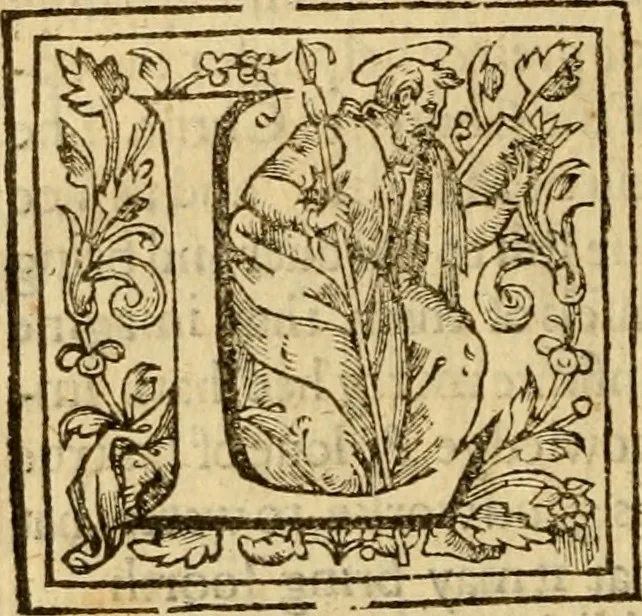 An illustration from A Defence of the Reformed Catholicke of M. W. Perkins, lately deceased, against the bastard Counter-Catholicke of D. Bishop, Seminary Priest, 1611, leaf 13