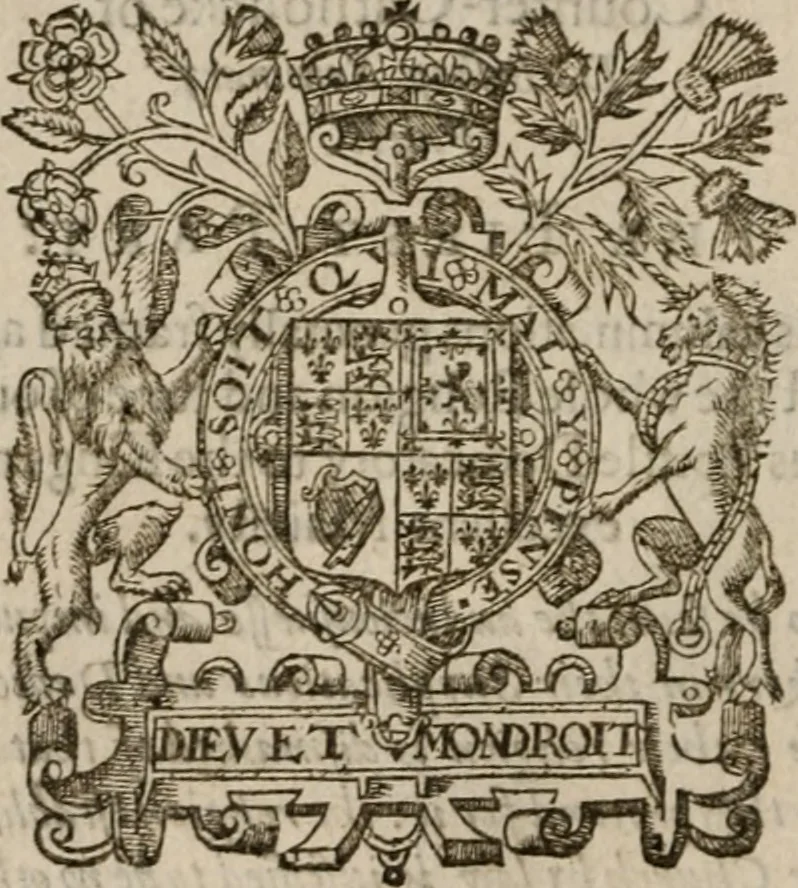 An illustration from A defence of The reformed Catholicke of M. W. Perkins, lately deceased, against the bastard Counter-Catholicke of D. Bishop, seminary priest : the first part, for answer to his calumniations generally framed against the same, and against the whole religion and state of our church ..., 1606, leaf 5