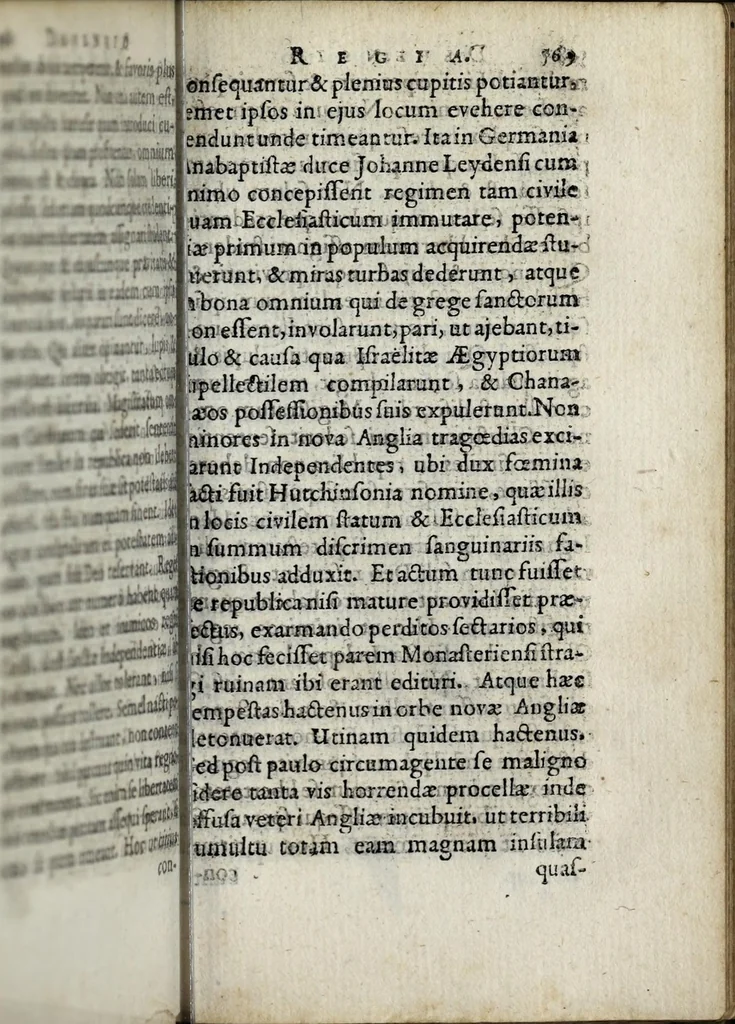 An illustration from Defensio regia, pro Carolo I. ad serenissimum Magnae Britanniae regem Carolum II. filium natu majorem, heredem & successorem legitimum, 1649, leaf 617