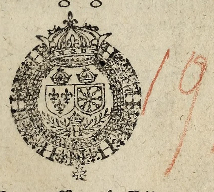 An illustration from Deffence du Traicté du delict commun et cas privilegié, en la distinction des deux puissances, ecclesiastique & seculiere., 1612, leaf 7