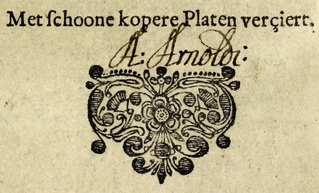 An illustration from De fransche tyrannie, dat is, Oprecht en waerachtig verhael van de grouwelijke wreetheden tot bodegraven, swammerdam en elders door de franssen gepleegt : benevens de laste toght van't heir des koninks van Vrankrijk in Brabant en Vlaenderen, met bygevoegde autentijke stukken : getrouwelijk, naer't origineel, uit het Frans vertaelt : en vermeerdert met'et gepasseerde op de dorpen van nichtvecht, waverveen en abkoude : met schoone kopere platen verçiert, 1674, leaf 7