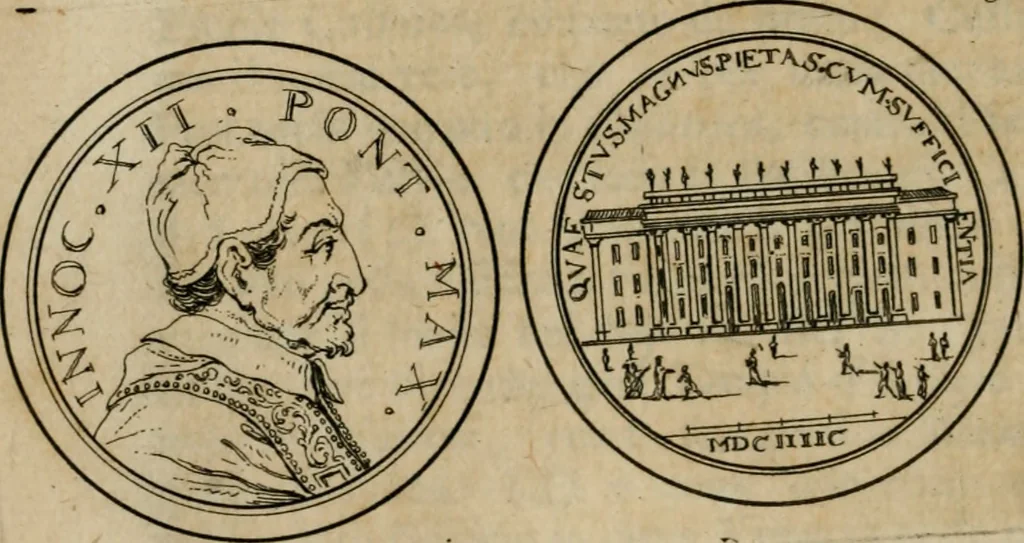 An illustration from Degli avanzi dell'antica Roma : opra [sic] postuma, 1739, leaf 155