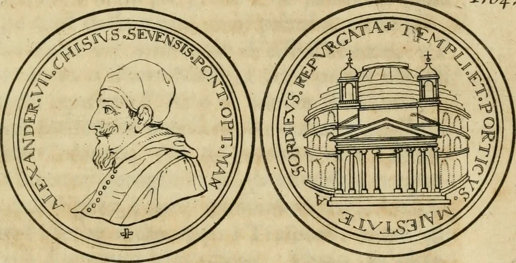 An illustration from Degli avanzi dell'antica Roma : opra [sic] postuma, 1739, leaf 84