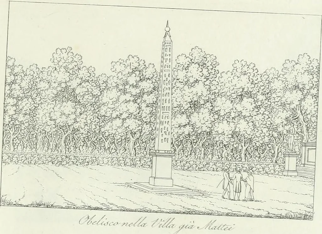 An illustration from Degli edificj antichi e moderni di Roma; vedute in contorno, 1817, leaf 88