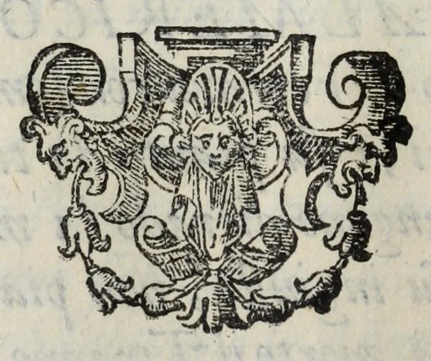 An illustration from Degli eroi della serenissima casa d'Este, ch'ebbero il dominio in Ferrara : memorie, 1640, leaf 44