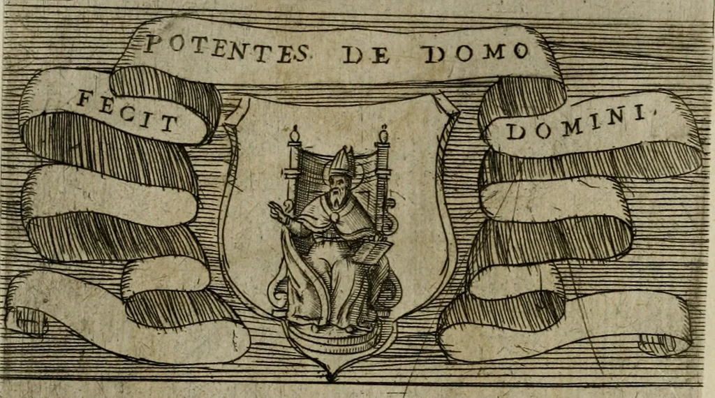 An illustration from De gli habiti delle religioni con le armi e breue descrittion loro, libro primo[-terza], 1626, leaf 109