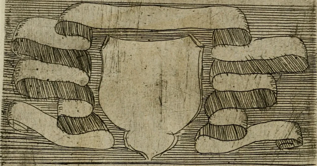 An illustration from De gli habiti delle religioni con le armi e breue descrittion loro, libro primo[-terza], 1626, leaf 117
