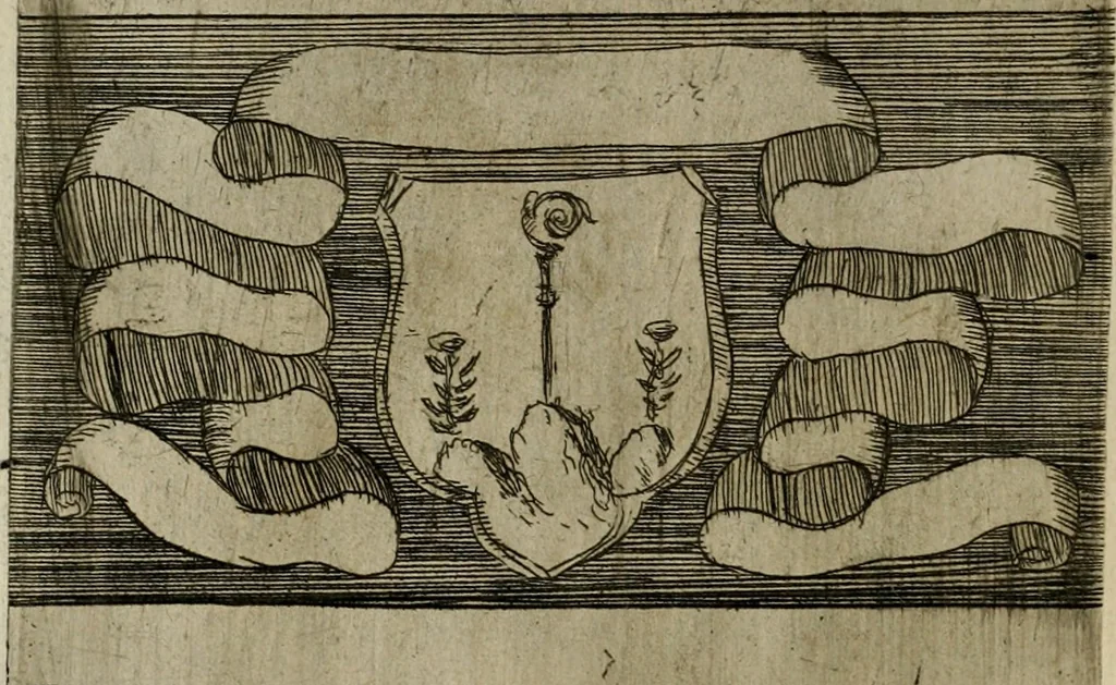 An illustration from De gli habiti delle religioni con le armi e breue descrittion loro, libro primo[-terza], 1626, leaf 129