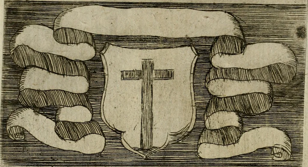 An illustration from De gli habiti delle religioni con le armi e breue descrittion loro, libro primo[-terza], 1626, leaf 135