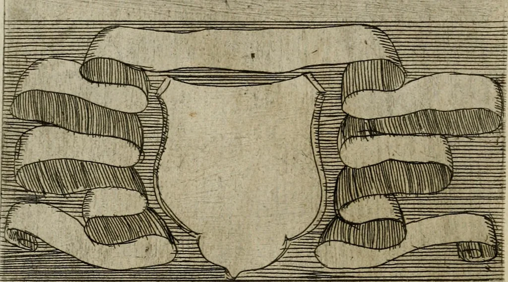 An illustration from De gli habiti delle religioni con le armi e breue descrittion loro, libro primo[-terza], 1626, leaf 137