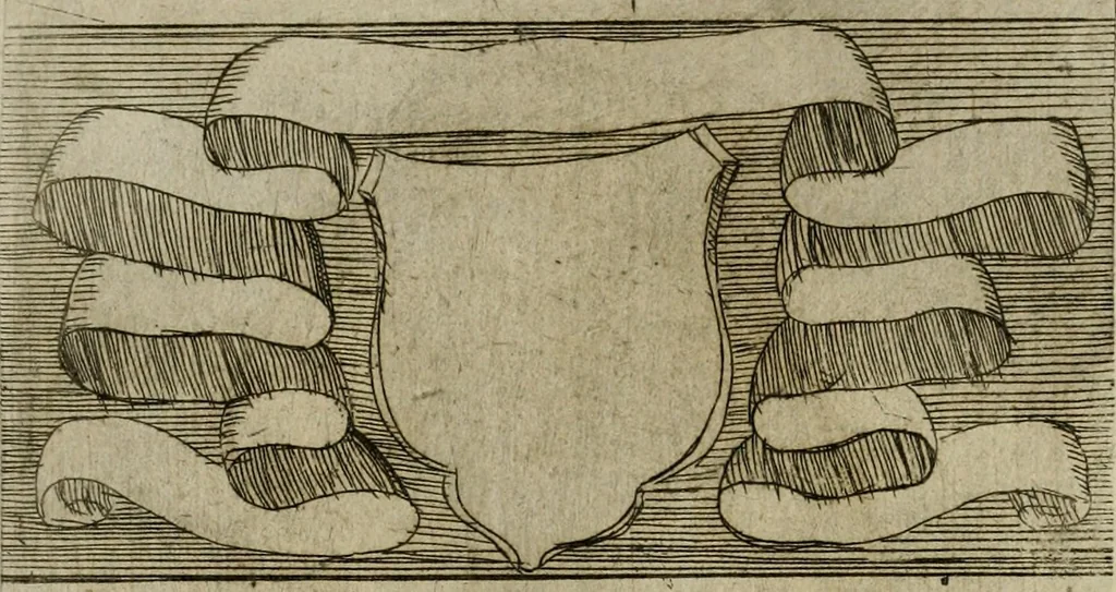 An illustration from De gli habiti delle religioni con le armi e breue descrittion loro, libro primo[-terza], 1626, leaf 143