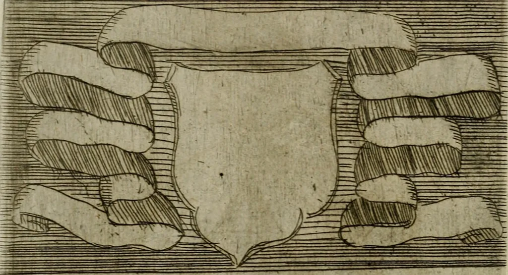 An illustration from De gli habiti delle religioni con le armi e breue descrittion loro, libro primo[-terza], 1626, leaf 151