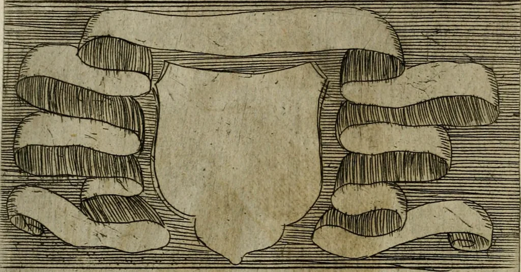 An illustration from De gli habiti delle religioni con le armi e breue descrittion loro, libro primo[-terza], 1626, leaf 153
