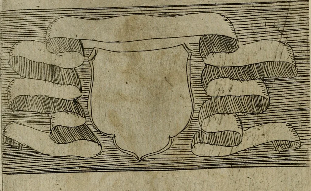 An illustration from De gli habiti delle religioni con le armi e breue descrittion loro, libro primo[-terza], 1626, leaf 157