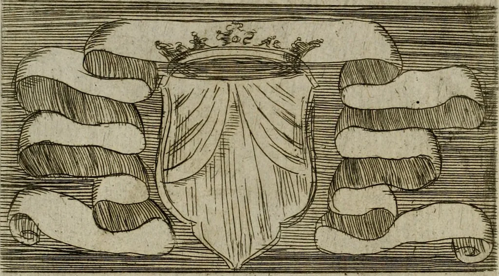 An illustration from De gli habiti delle religioni con le armi e breue descrittion loro, libro primo[-terza], 1626, leaf 159