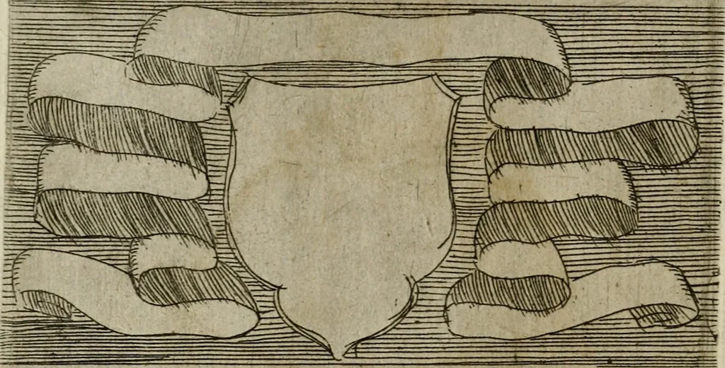 An illustration from De gli habiti delle religioni con le armi e breue descrittion loro, libro primo[-terza], 1626, leaf 165