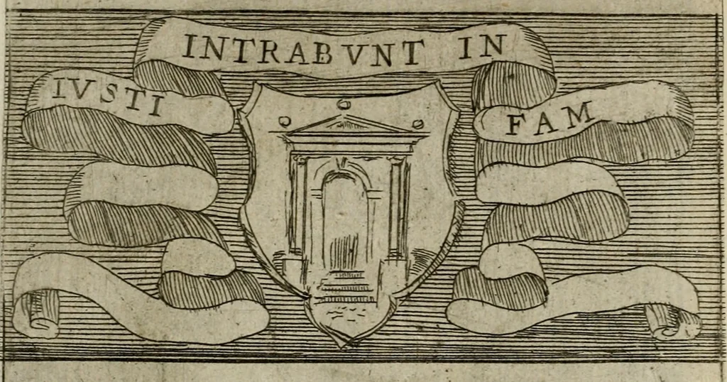 An illustration from De gli habiti delle religioni con le armi e breue descrittion loro, libro primo[-terza], 1626, leaf 23