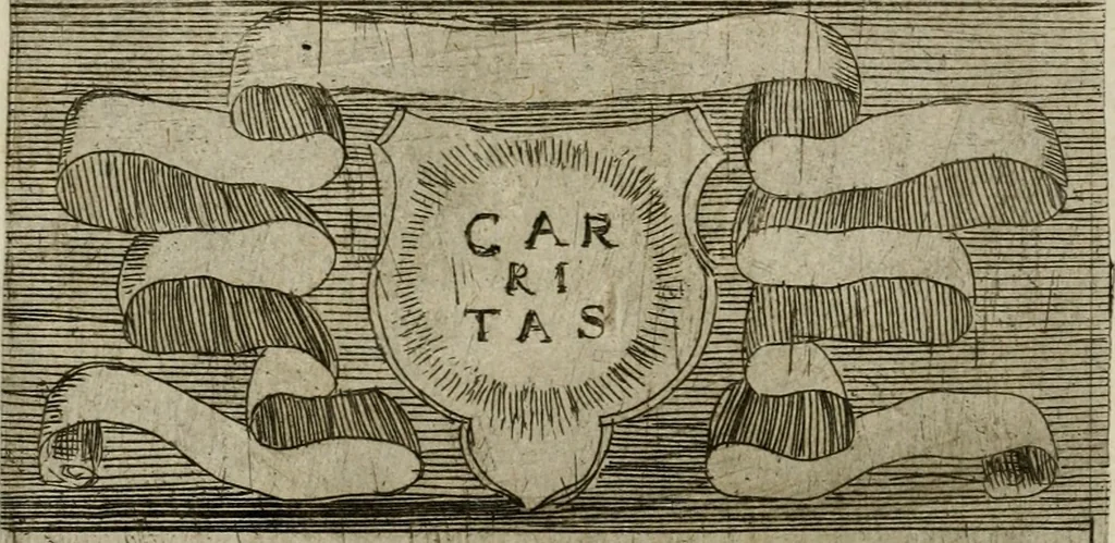 An illustration from De gli habiti delle religioni con le armi e breue descrittion loro, libro primo[-terza], 1626, leaf 27