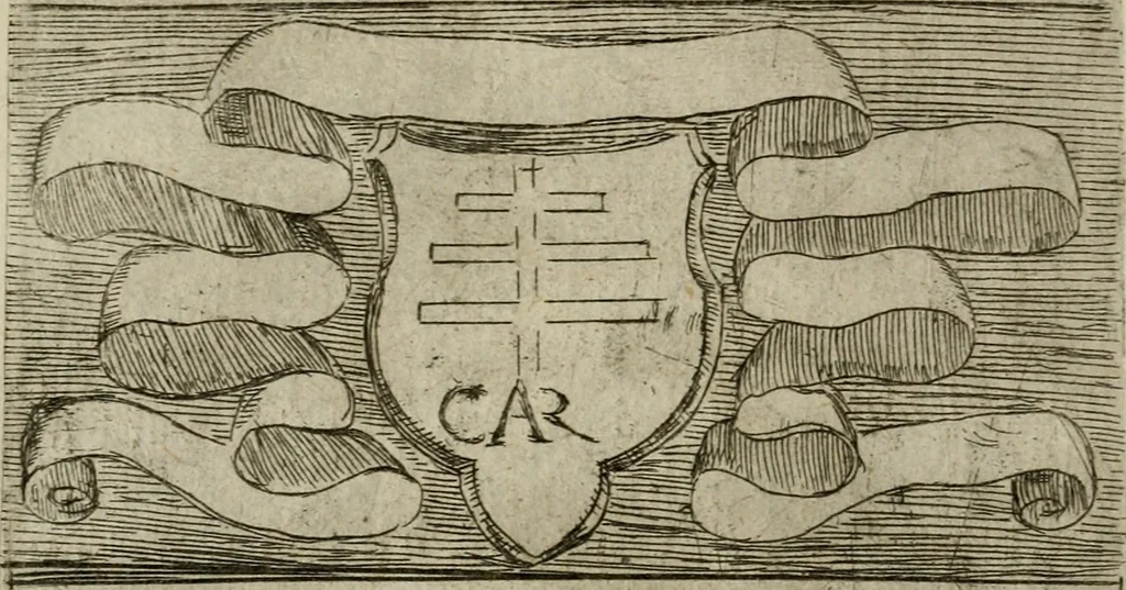 An illustration from De gli habiti delle religioni con le armi e breue descrittion loro, libro primo[-terza], 1626, leaf 31