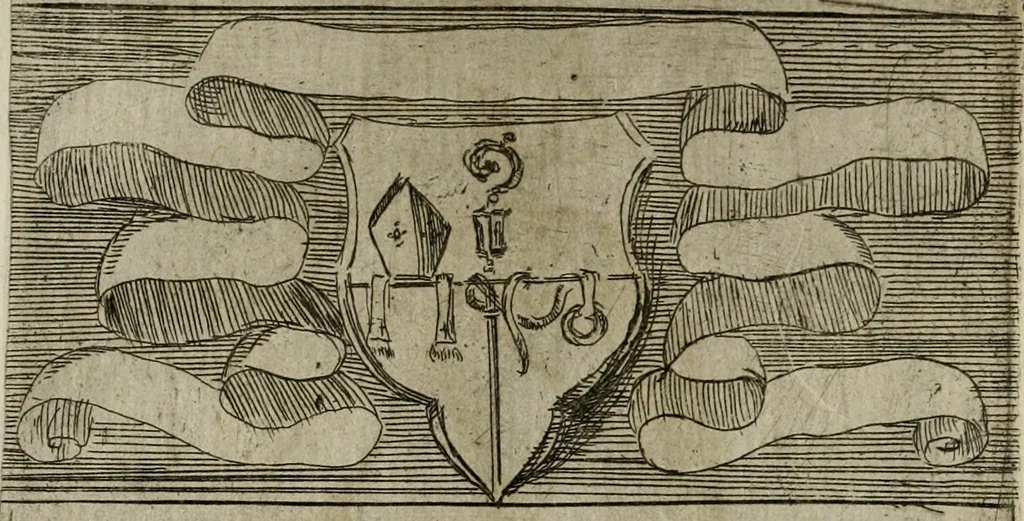 An illustration from De gli habiti delle religioni con le armi e breue descrittion loro, libro primo[-terza], 1626, leaf 49