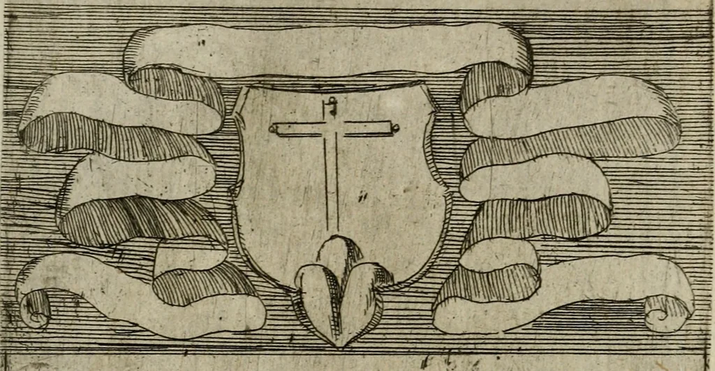 An illustration from De gli habiti delle religioni con le armi e breue descrittion loro, libro primo[-terza], 1626, leaf 53