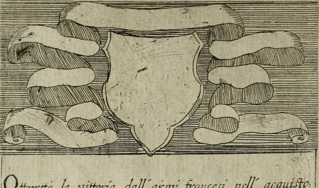 An illustration from De gli habiti delle religioni con le armi e breue descrittion loro, libro primo[-terza], 1626, leaf 61
